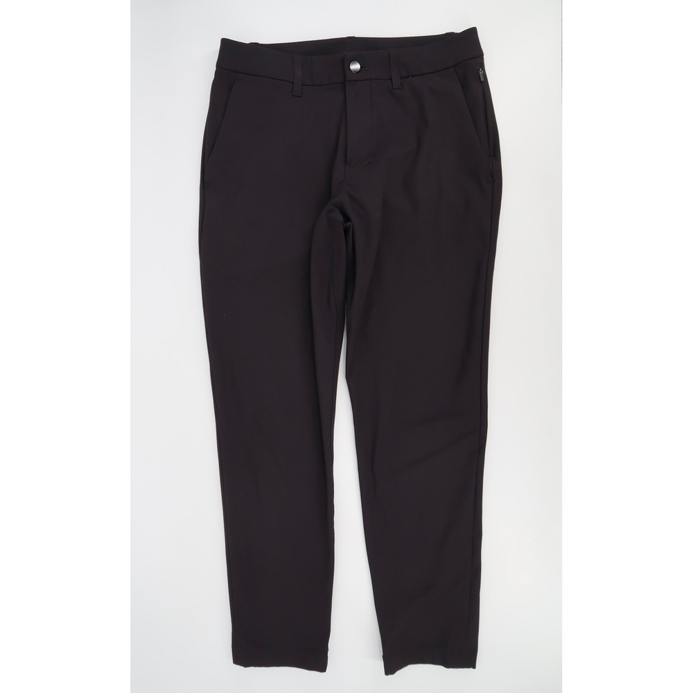 Lululemon ABC Slim Fit Pants Mens 29 Black Technical Stretch Trousers 29x27
